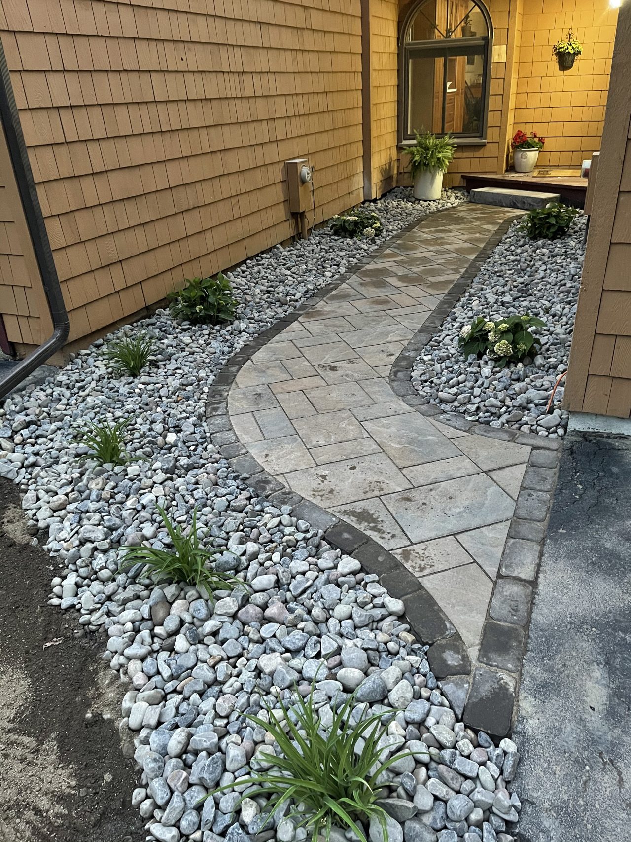 Concrete Paver Walkway