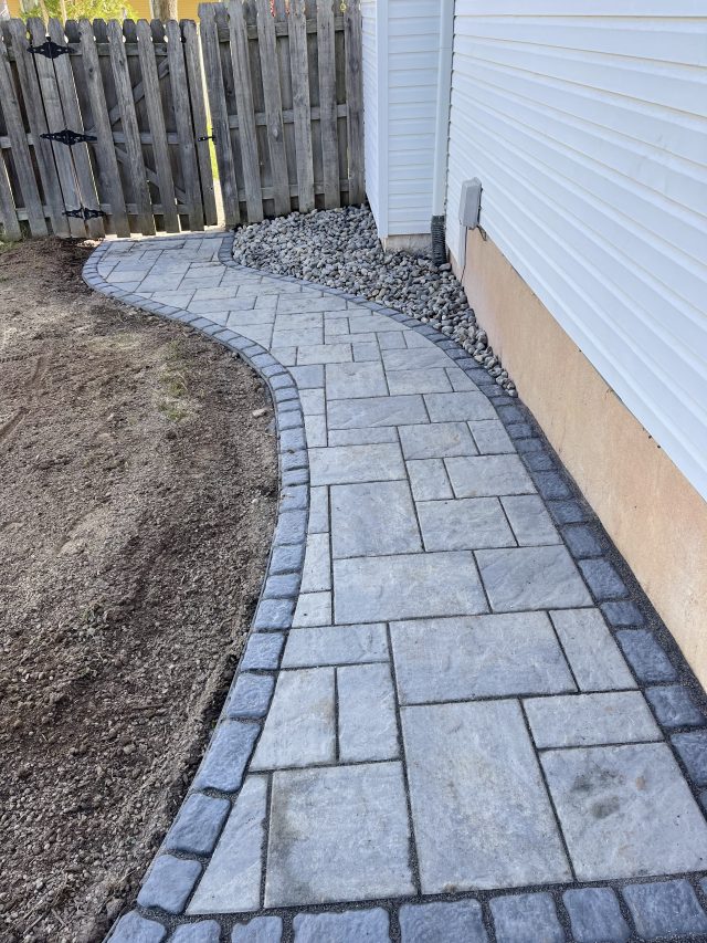 patio landscaping West Monroe NY