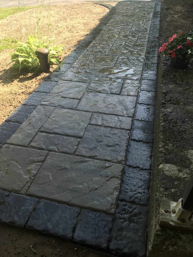 concrete paver walkways Albion NY