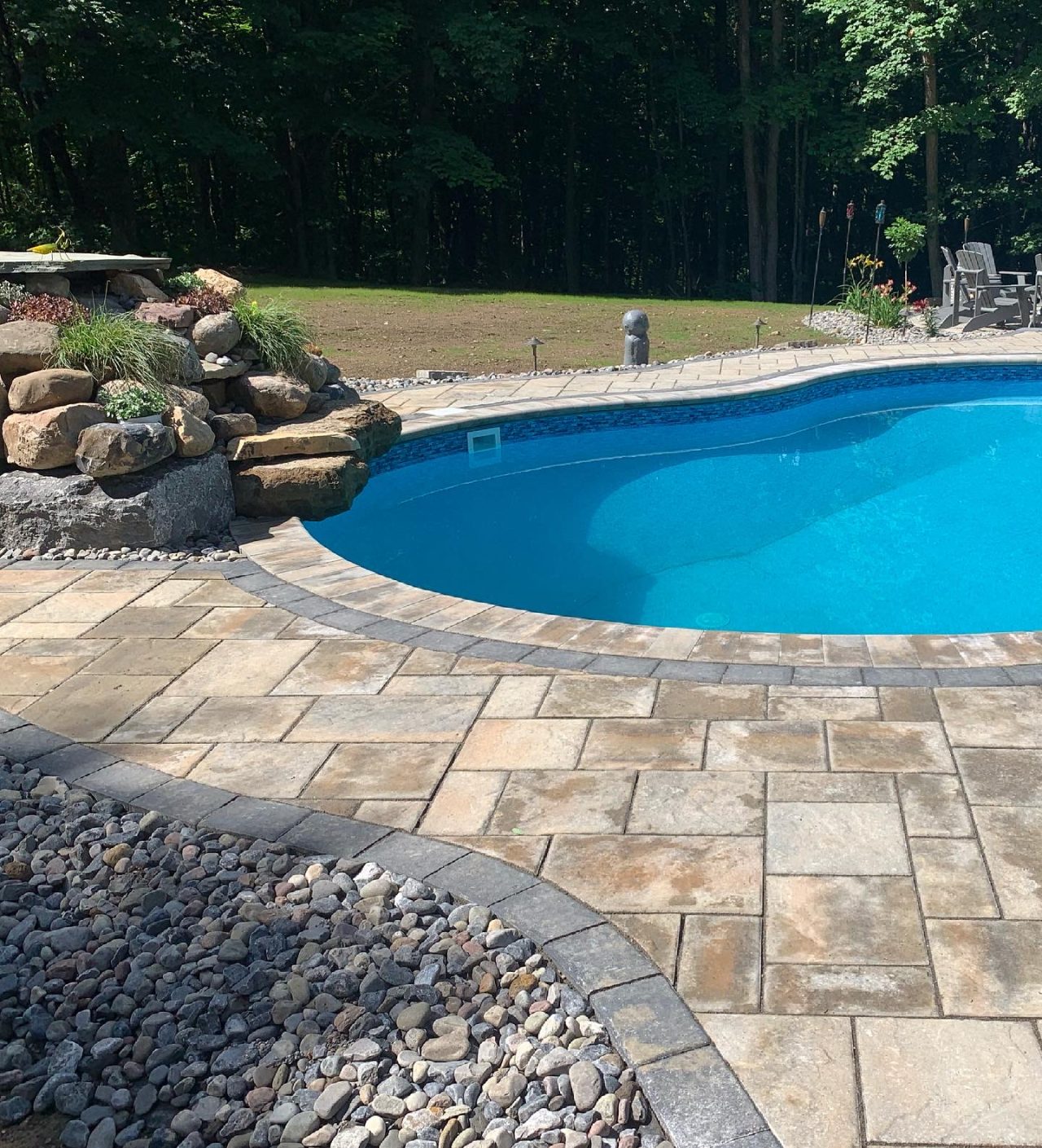 backyard pool patio design